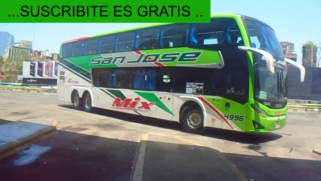 MICROS de LARGA DISTANCIA - RETIRO - ÔNIBUS saindo RODOVIÁRIA  - BUSES ARGENTINOS Microbus