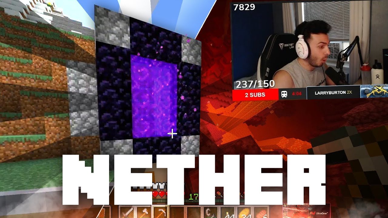 Minecraft, But It's My First Time in The Nether... | Tarik Plays Minecraft #8
