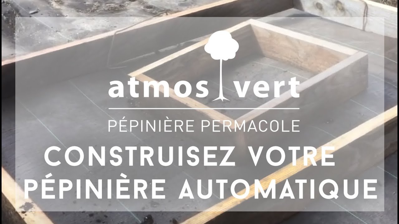 ATMOSVERT Pépinière permacole I Construisez votre pépinière automatique de fraises🍓🍓