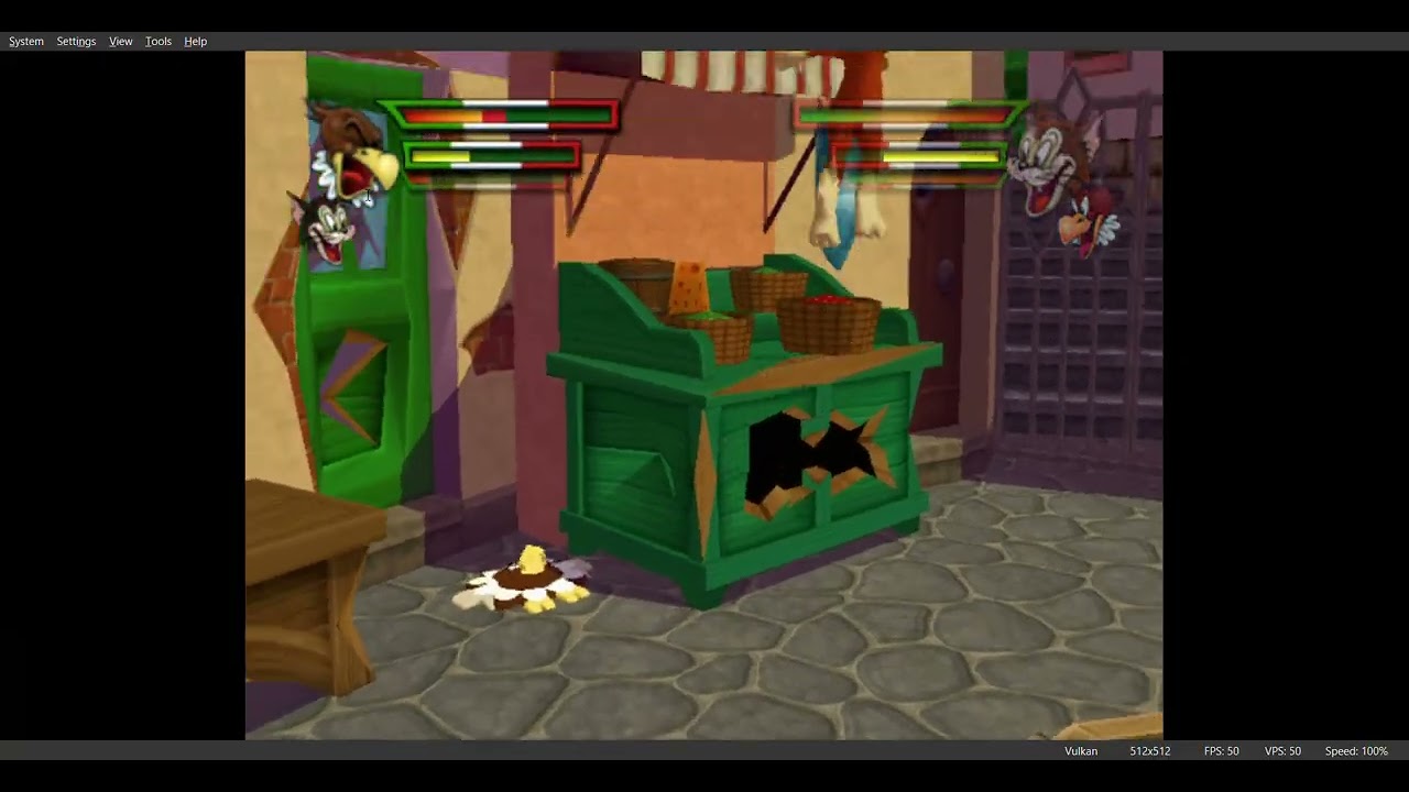 Tom & Jerry's War of the Whiskers Butch and Eagle vs Butch and Eagle All Stages