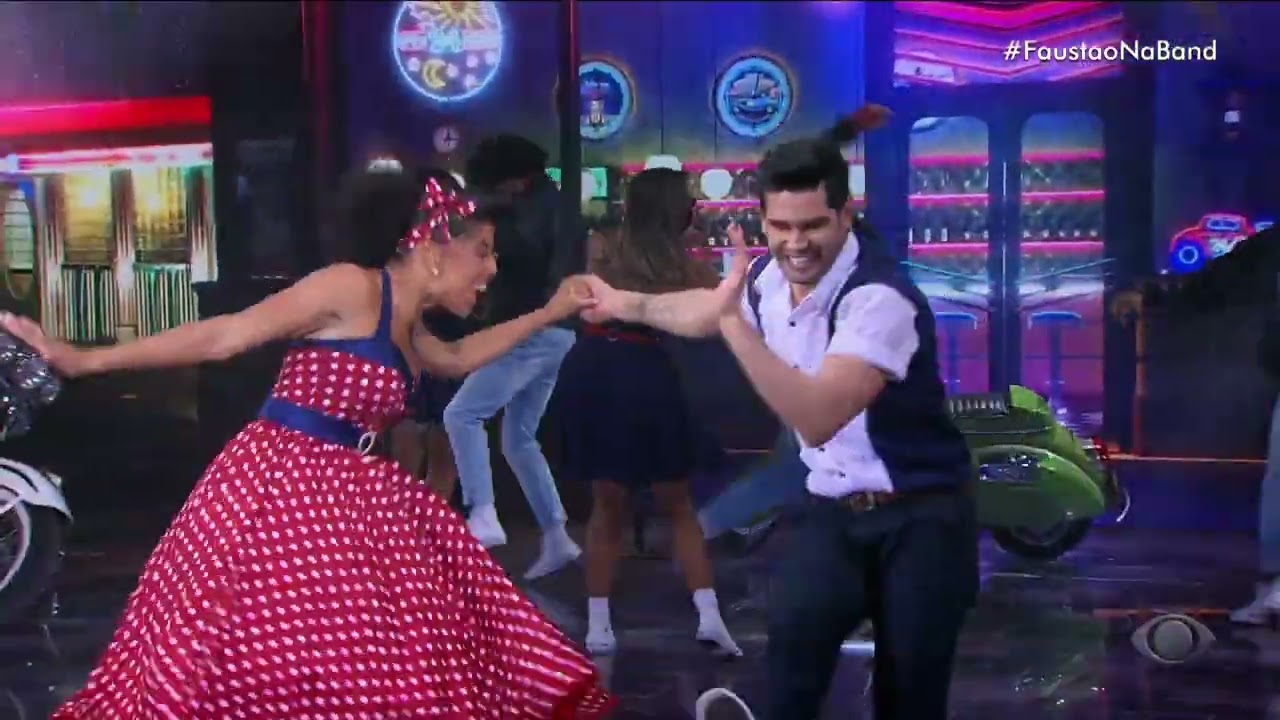 Dan&ccedil;a das Feras Rock 🎸  Paula Santos Daniel Norton programa do Faust&atilde;o