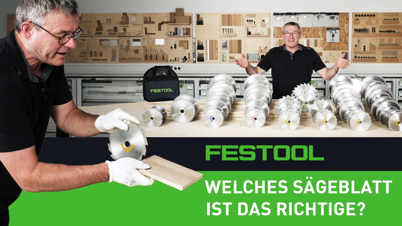 Nutze ich das richtige Sägeblatt? Die Festool-Sägeblattübersicht