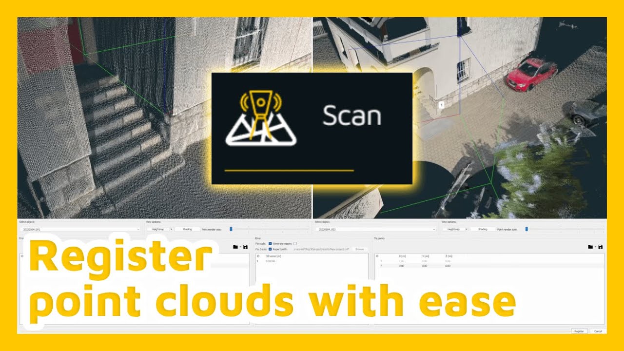 Aligning Terrestrial Laser Scans in 3Dsurvey: Manual and automatic guide to Point Cloud Registration