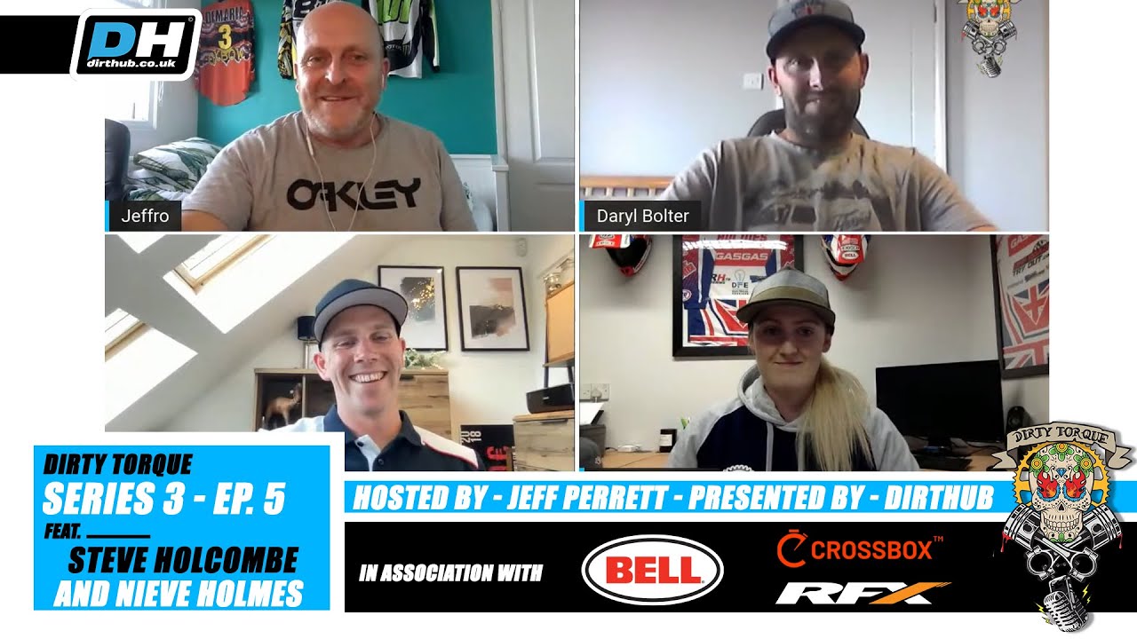 Dirty Torque Live - Series 3 - Episode 5 - Team GB ISDE announcement with Bolter, Holmes & Holcombe