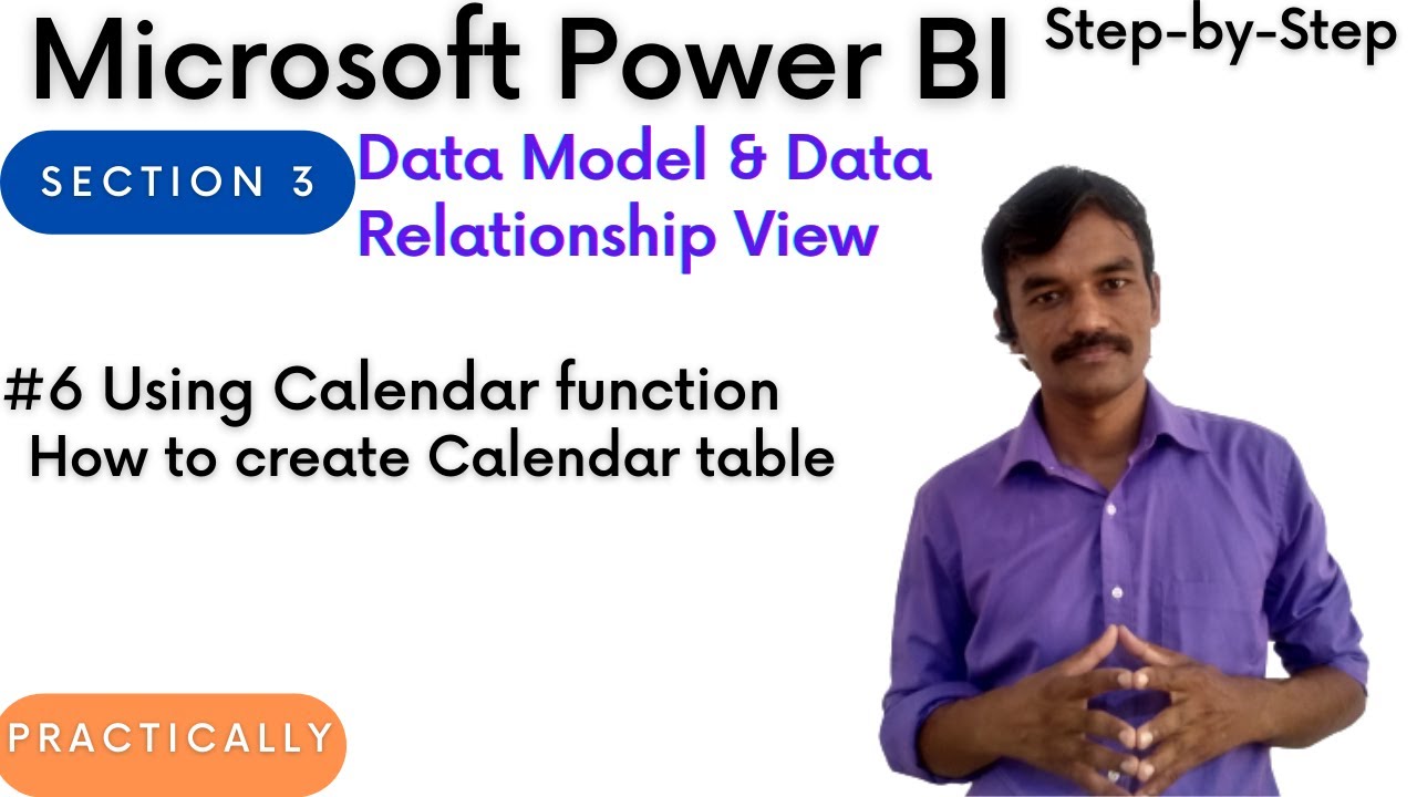 #28 Using Calendar DAX functions | Power BI Full Course | Power BI Tutorial for Beginners|Step-step