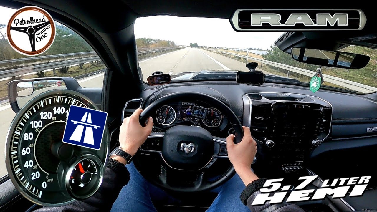 2022 RAM 1500 5,7 HEMI (401 KM) | V-MAX. Pr&oacute;ba autostradowa. AUTOBAH.