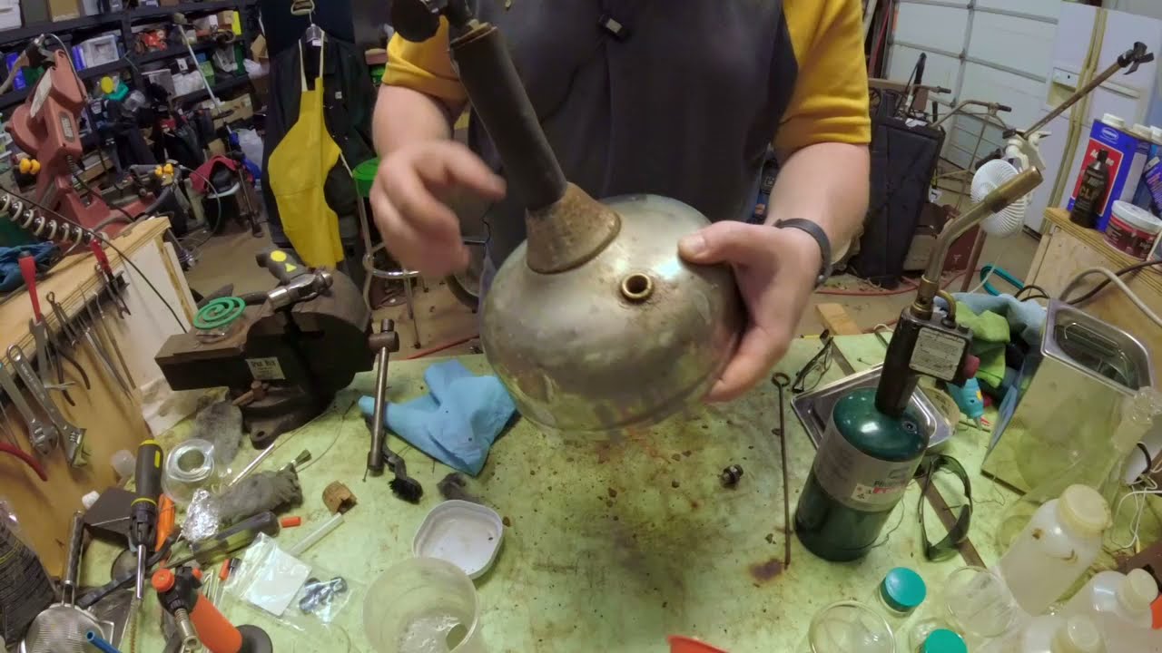 On The Bench: A Coleman CQ table lamp