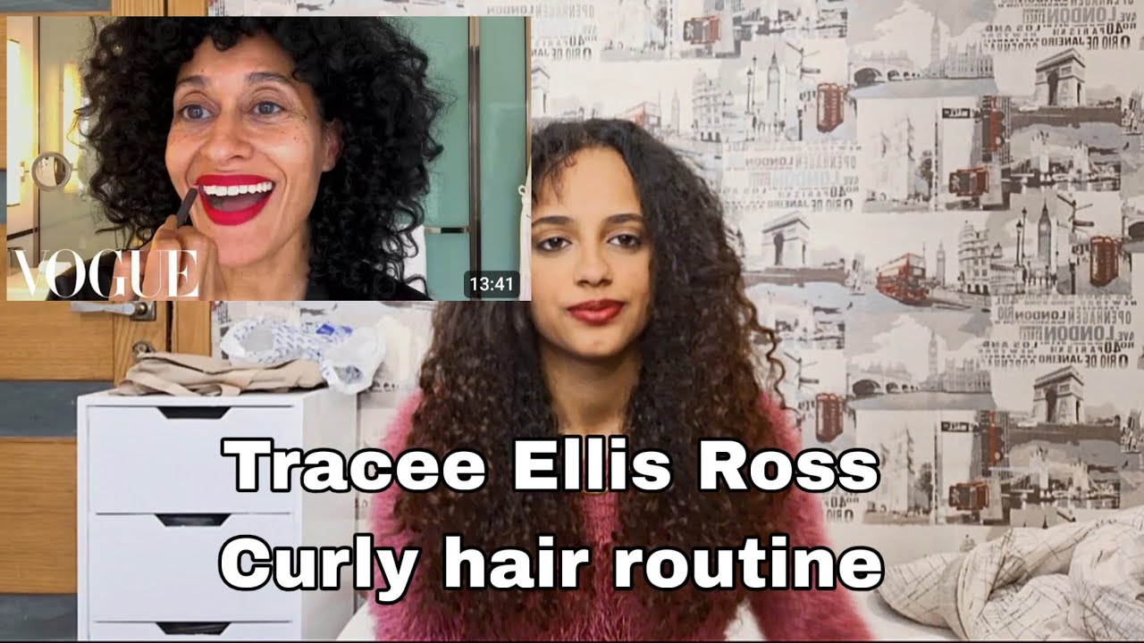 I tried Tracee Ellis Ross curly hair care routine 
