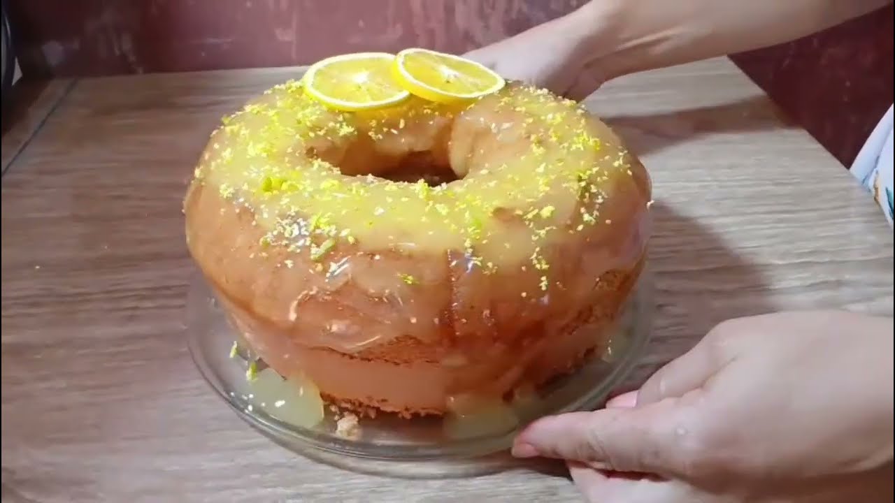 Bolo delicioso de laranja com cobertura#foyou 