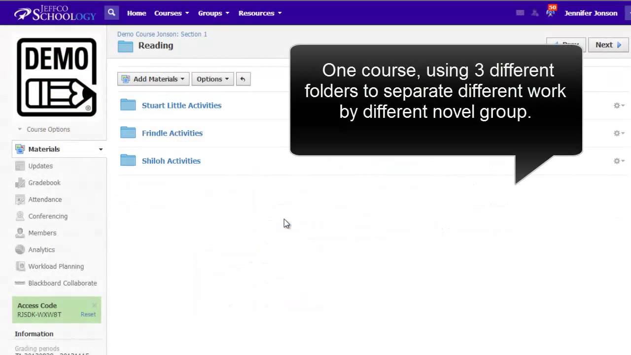Schoology's Grading Groups & Grouping Tool
