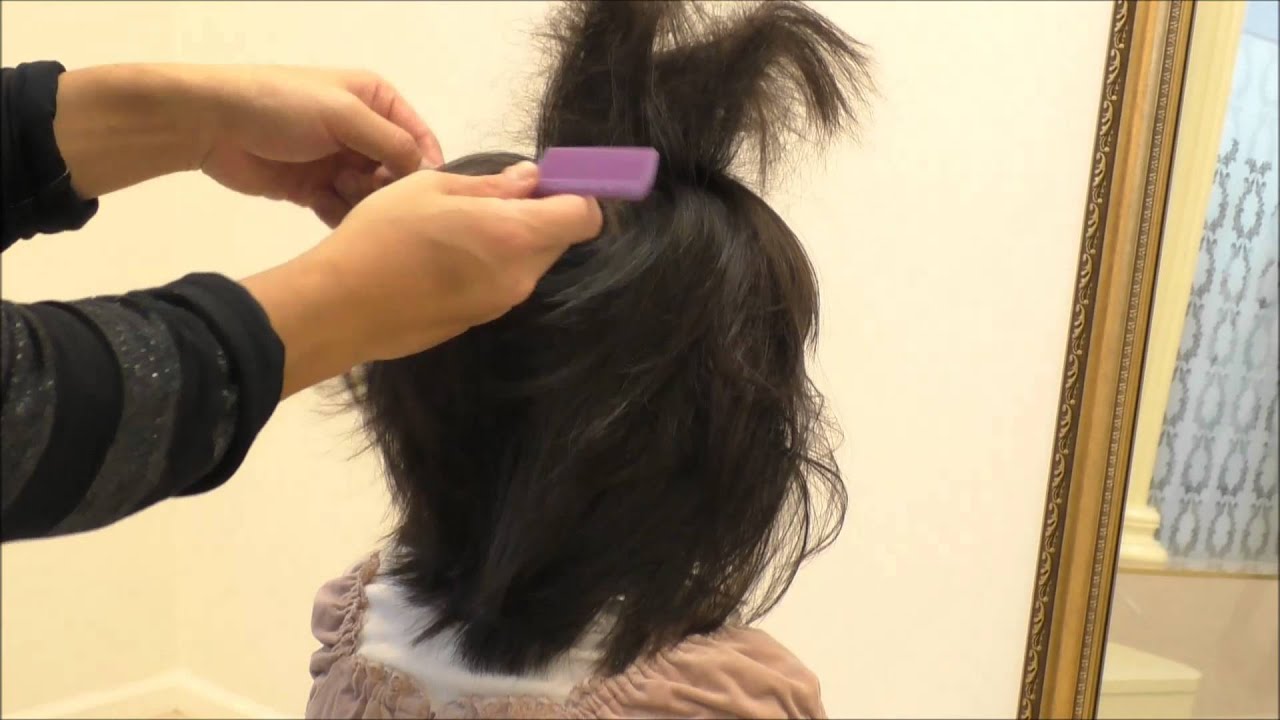 ★hair salon「hair set＆hair cut」★年賀状撮影のため美容室でヘアセット＆前髪カット★