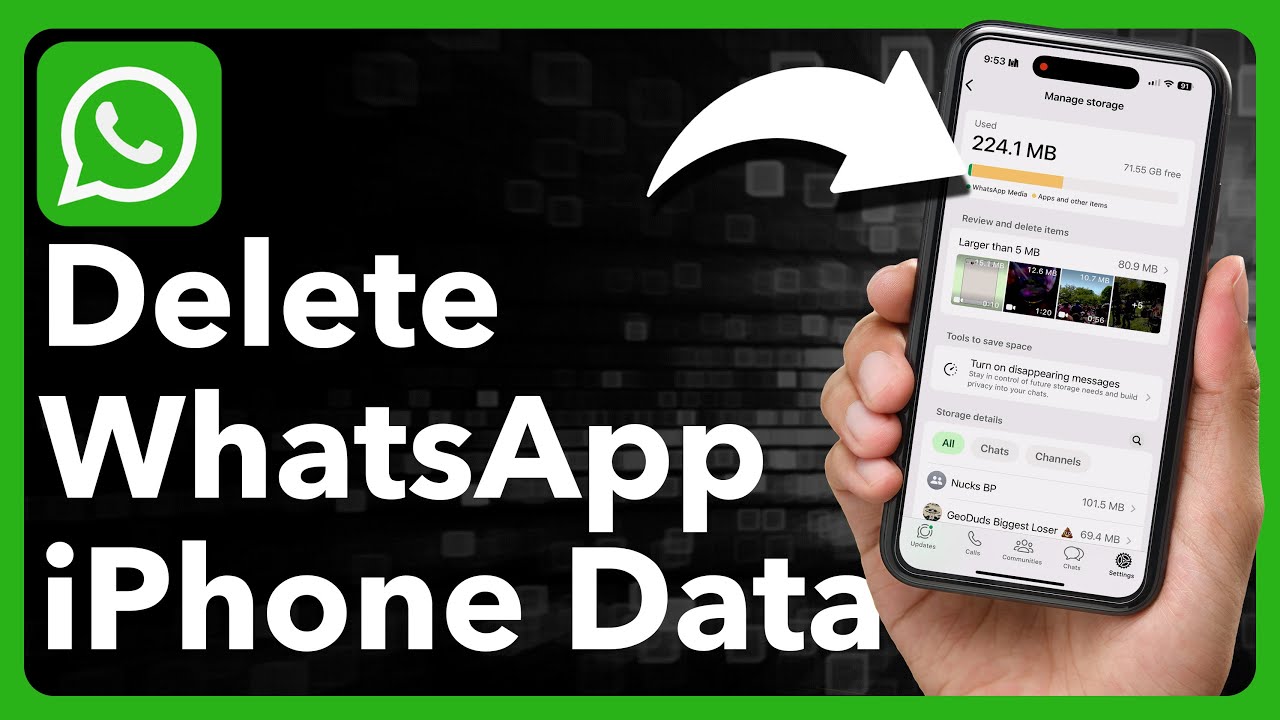 How To Delete WhatsApp Data On iPhone