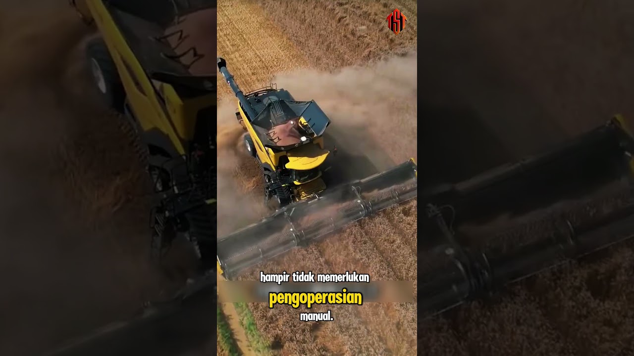 Mesin Pemanen 100 Ton/Jam?!Pemanen Gandum Terkuat di Dunia!  