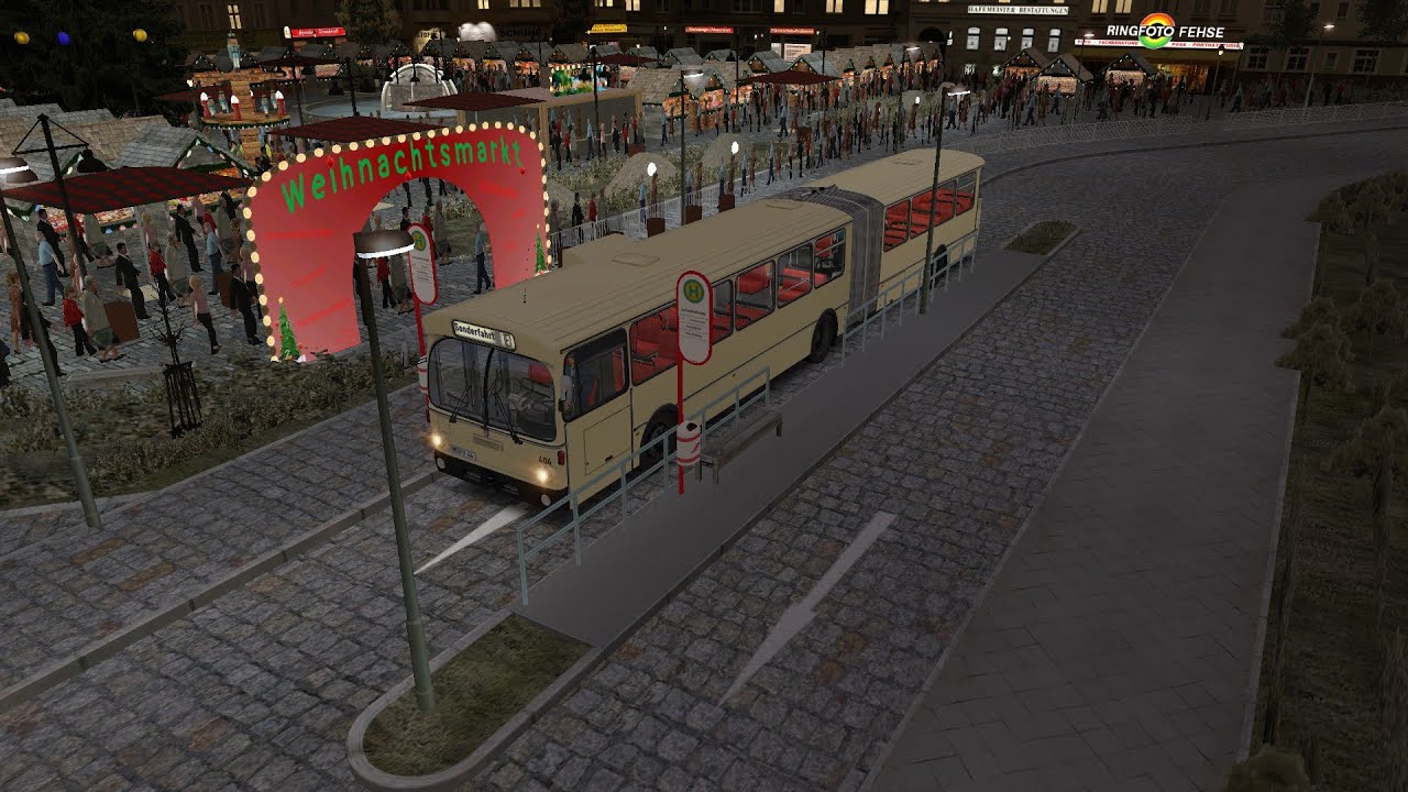 Omsi 2 Krefrath Weihnatchts Shuttle mit dem O305G