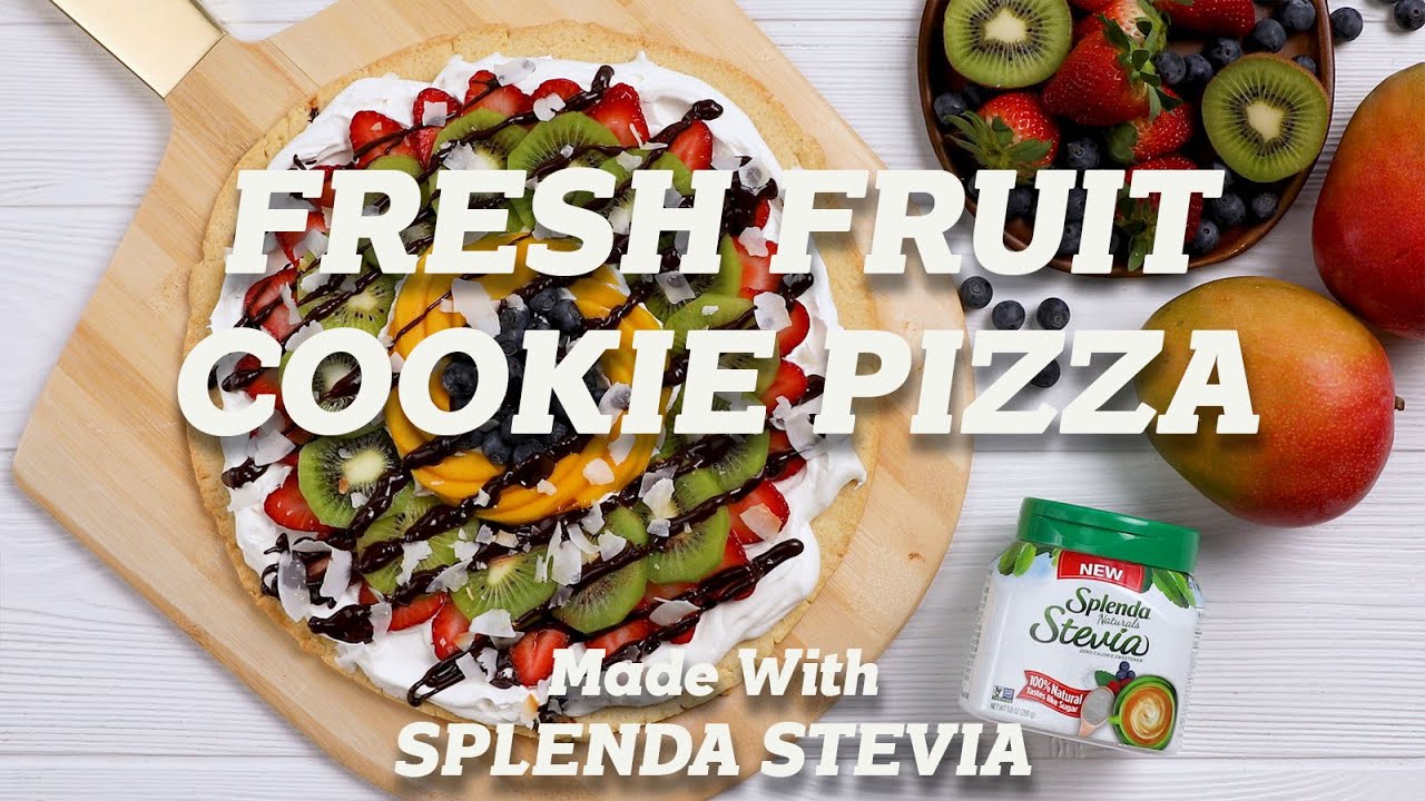 Fresh Fruit Cookie Pizza! | Made with Splenda Stevia
