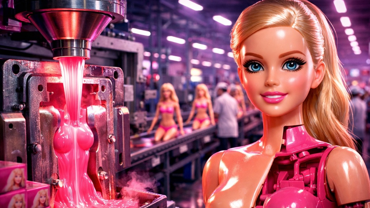 How Barbie Dolls Are Made in Factory | Satisfying Production Process