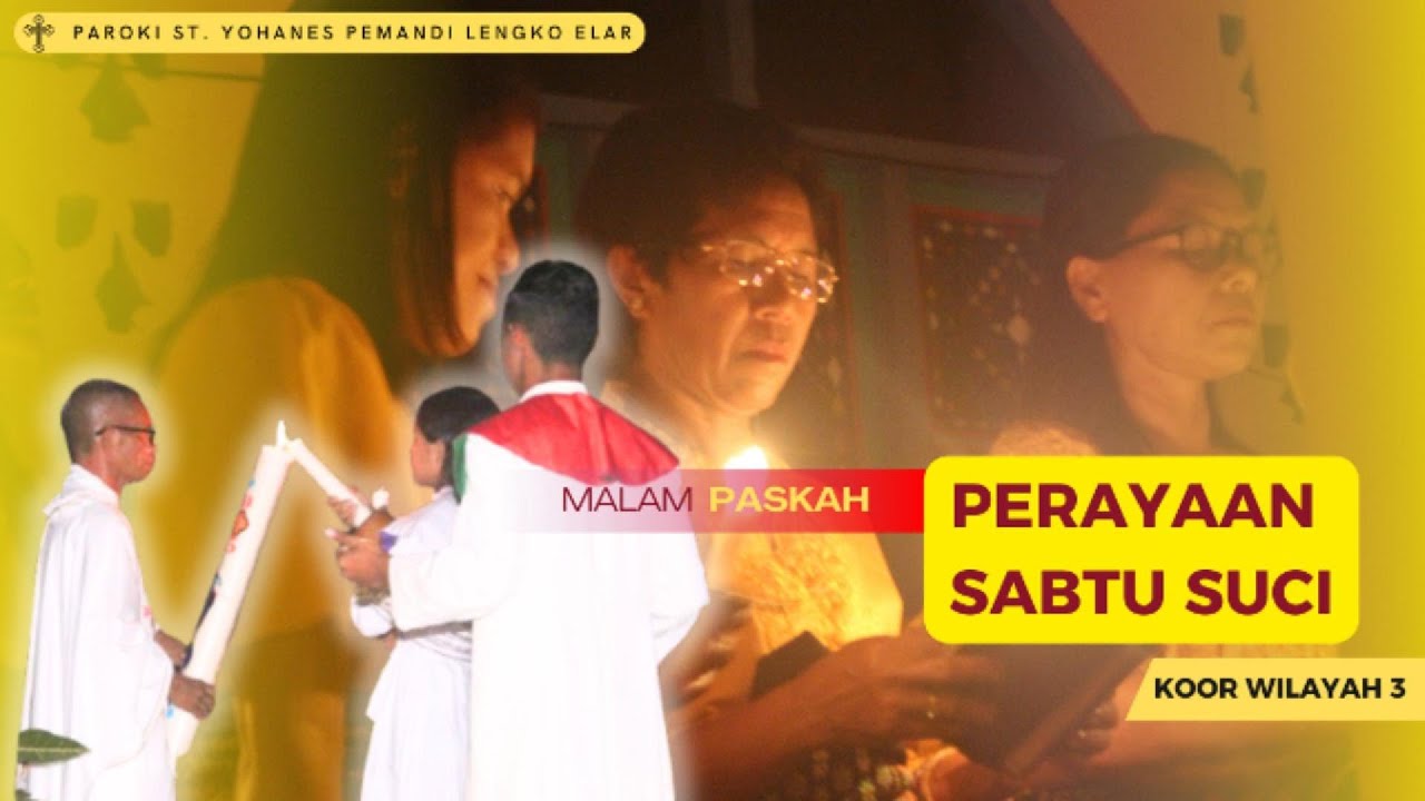 SABTU SUCI || PAROKI ELAR || MALAM PASKAH #paskah2025 #sabtusuci #lilin #paska #ntt