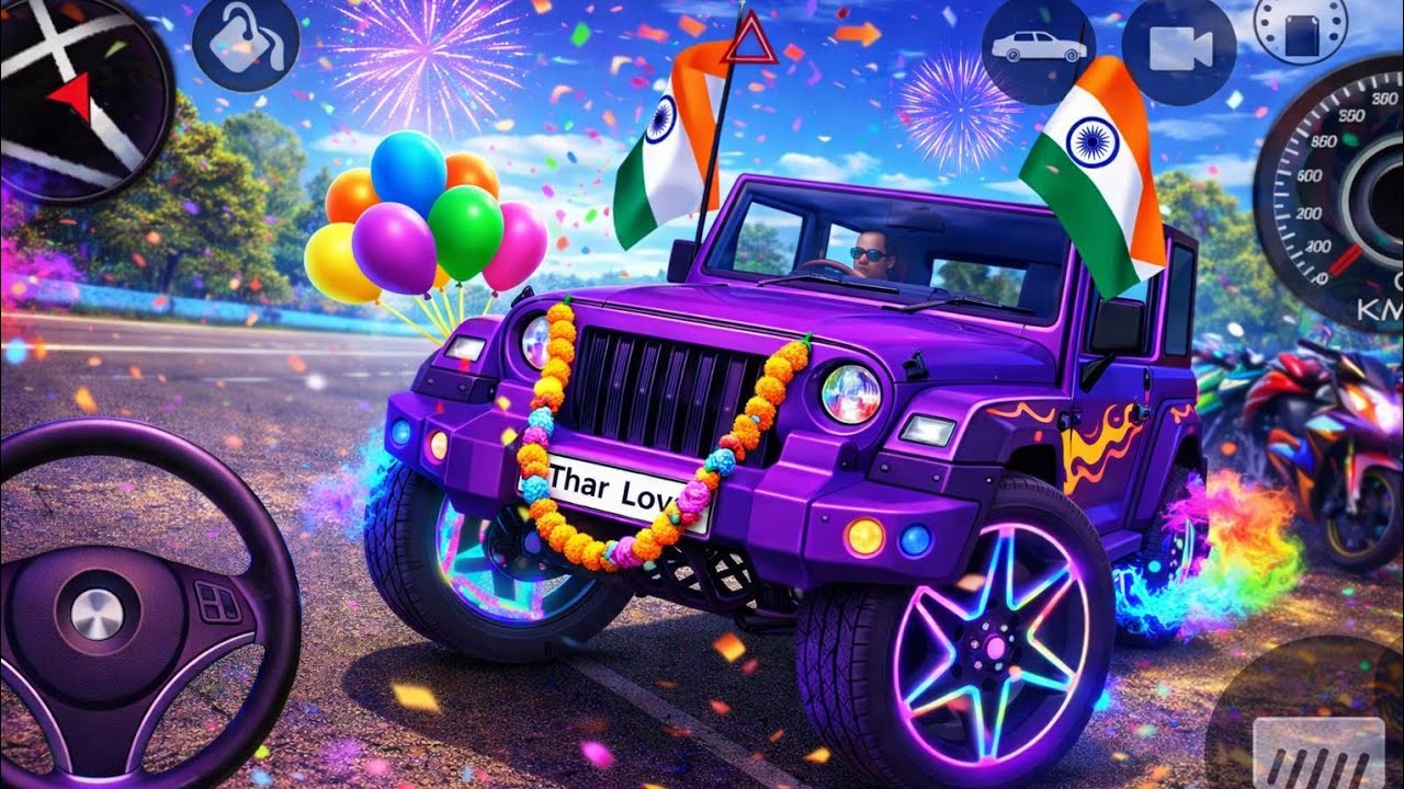 Modified Mahindra Thar Car Games: Indian Cars (Gadi Wala Game) - Car Game Android Gameplay 2026