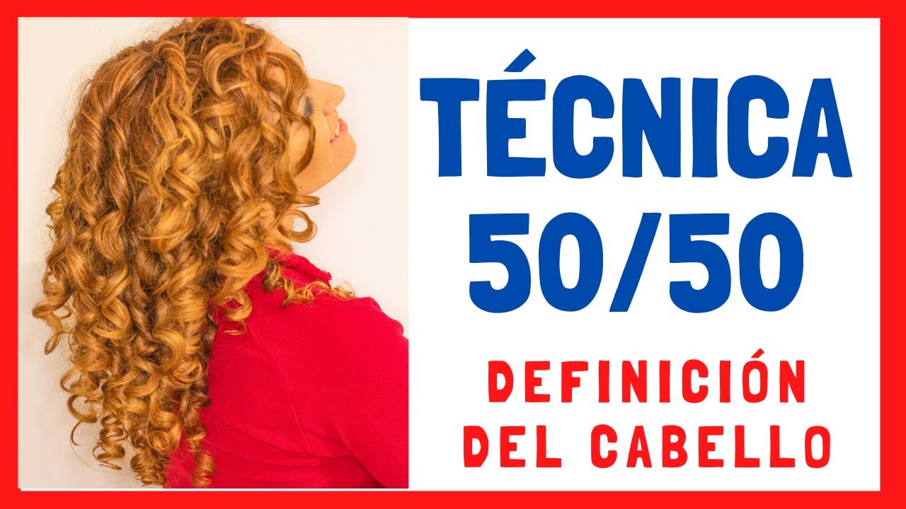 🟥 TÉCNICA de definición 50/50 🟥 para conseguir rizos definidos.