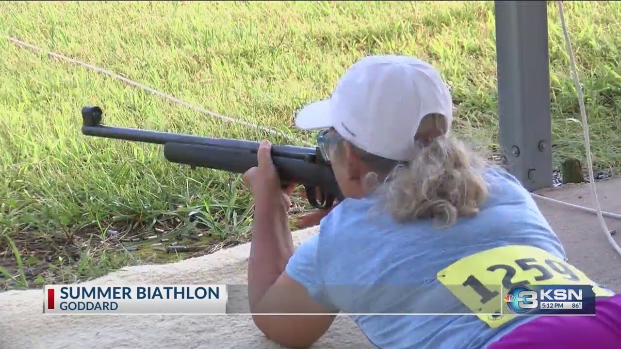 Winter biathletes maintain training with summer biathlon