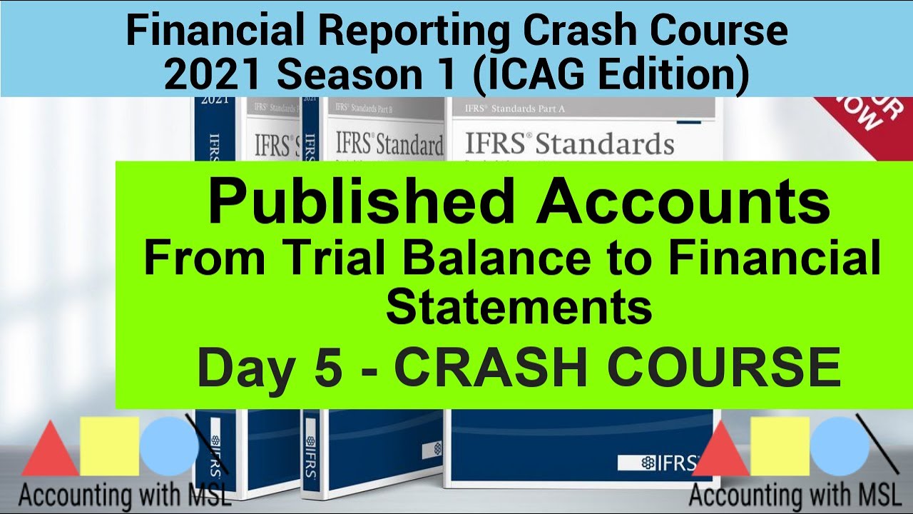 Financial Reporting Crash Course - Published Accounts Preparation || Financial Reporting Lectures