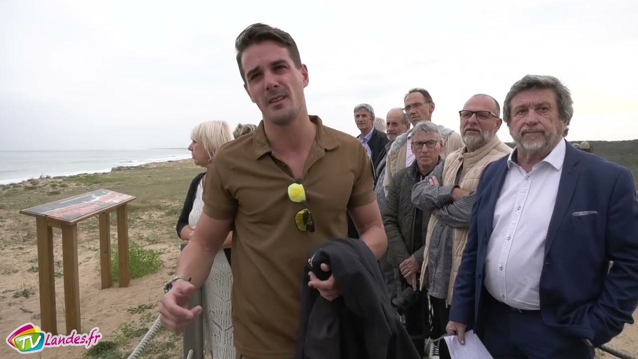 Labenne 221029 Inauguration de la 2ème phase du Plan Plage et du parcours historique des bunkers