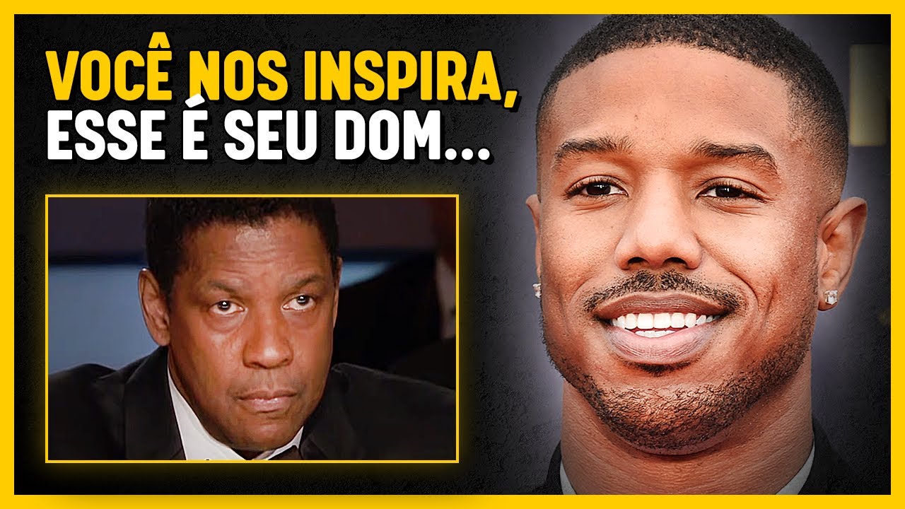 Michael B. Jordan emociona Denzel Washington com homenagem | Legendado