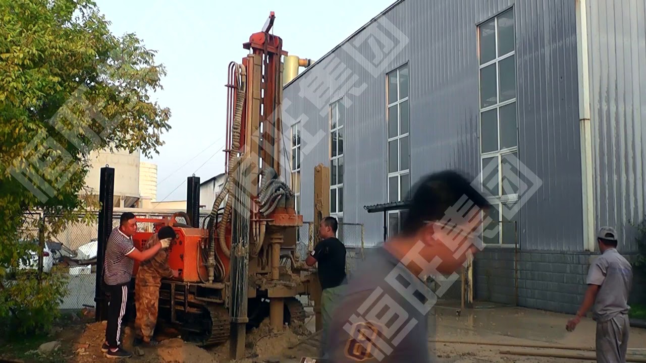 HQZ-180L Pneumatic crawler drilling machine For Drilling Water well whatsapp +8613508973211