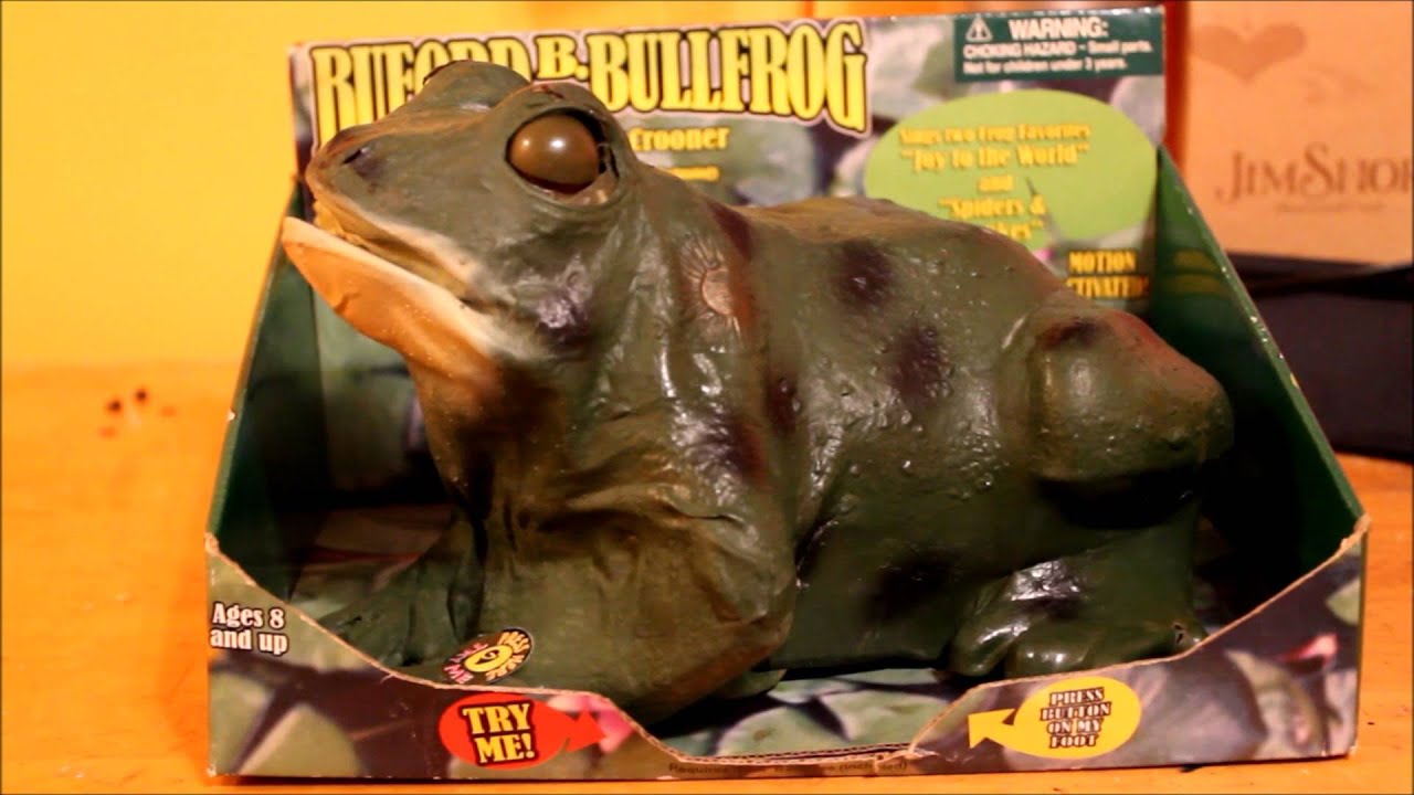 Gemmy - Buford B. Bullfrog: The Croaking Crooner