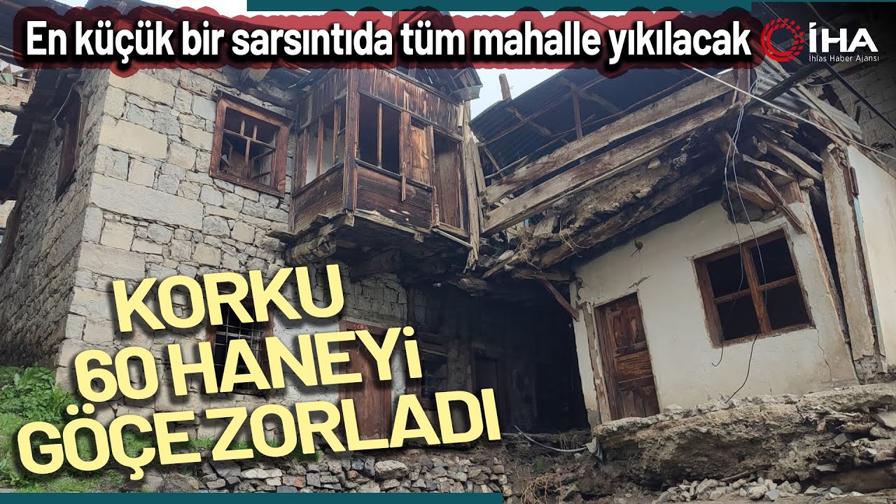 Evlerin Tamamı Her Geçen Gün Santim Santim Kayıyor