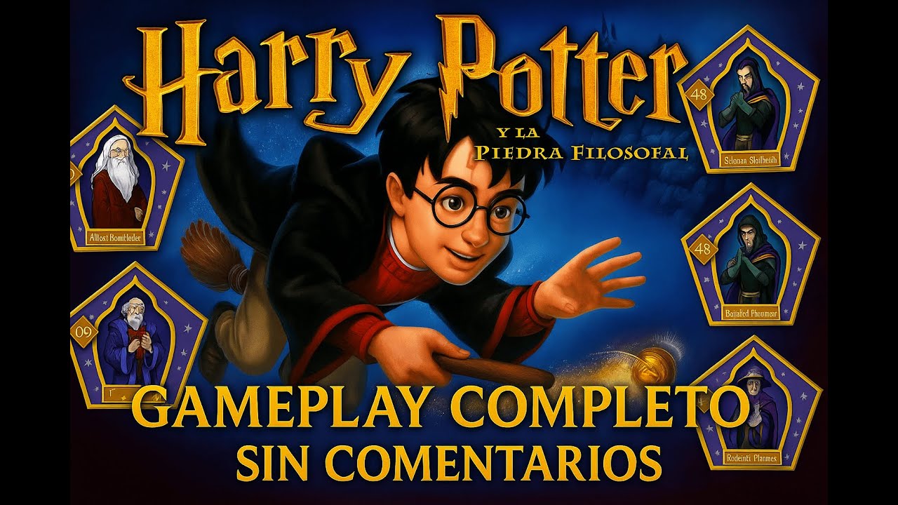 Harry Potter y la Piedra Filosofal [PC Full Gameplay] [Sin Comentarios] [Todos los cromos]
