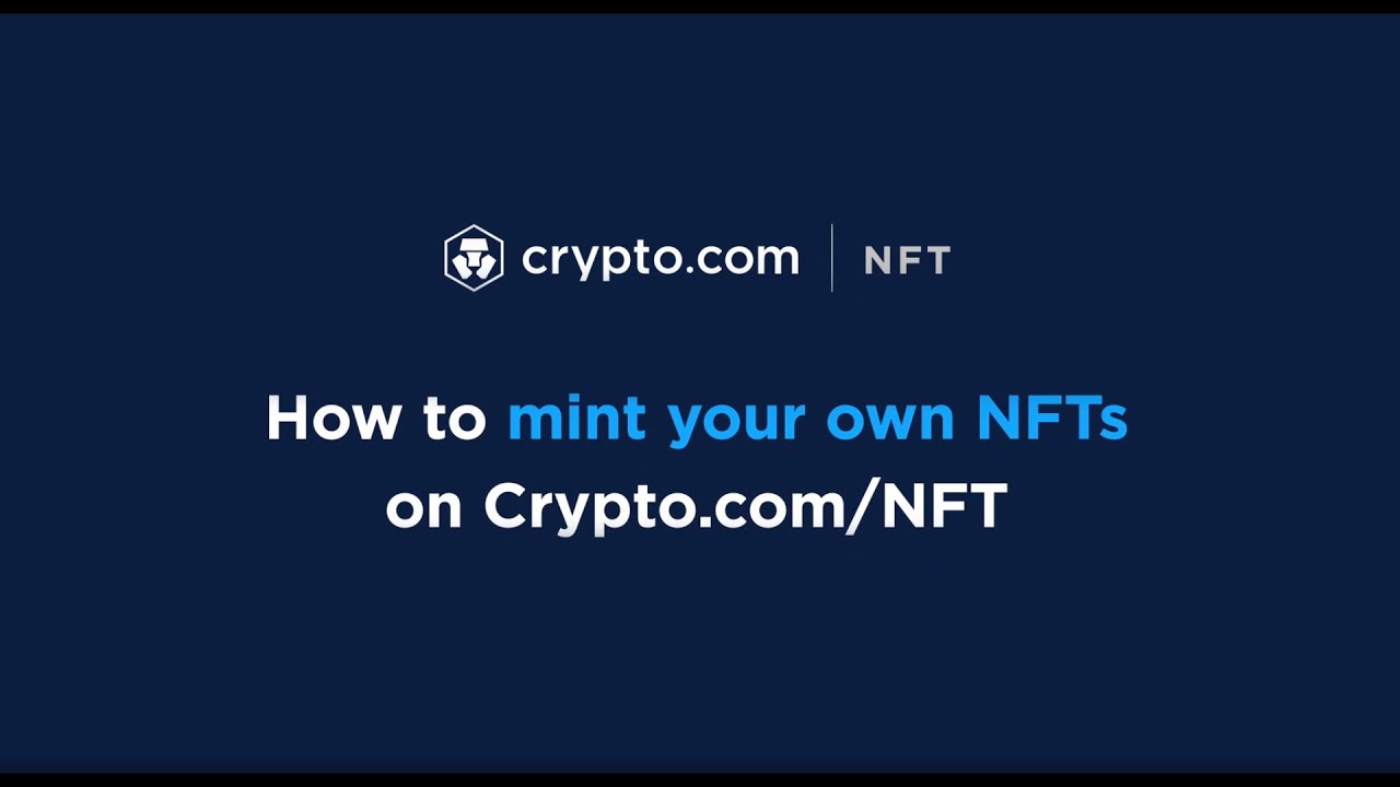 How to mint your own NFTs on Crypto.com/NFT