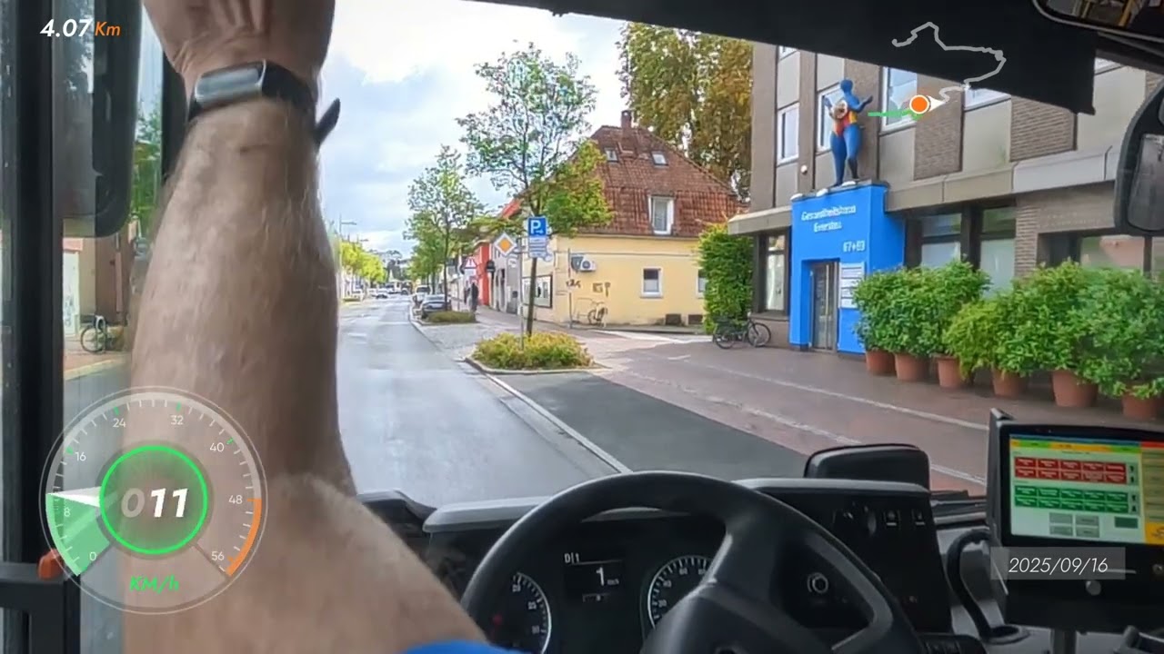 VWG Oldenburg Linie 322 Cab View 🚌 Nordseestraße ➡️ Fliegerhorst | Durch Ofenerdiek