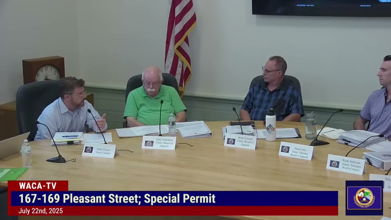 Ashland Zoning Board July 22nd, 2025 &ndash; 7:00 PM TOWN HALL