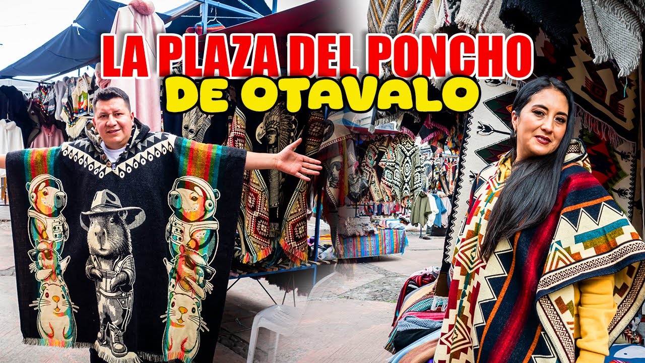 LA PLAZA de PONCHOS más grande de LATINOAMERICA || Otavalo