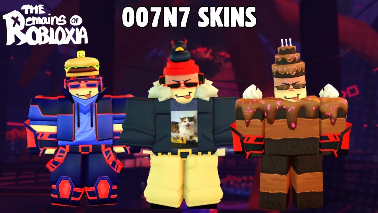 All 007N7 Skins Win - Roblox The Remains of Robloxia (ASYM)