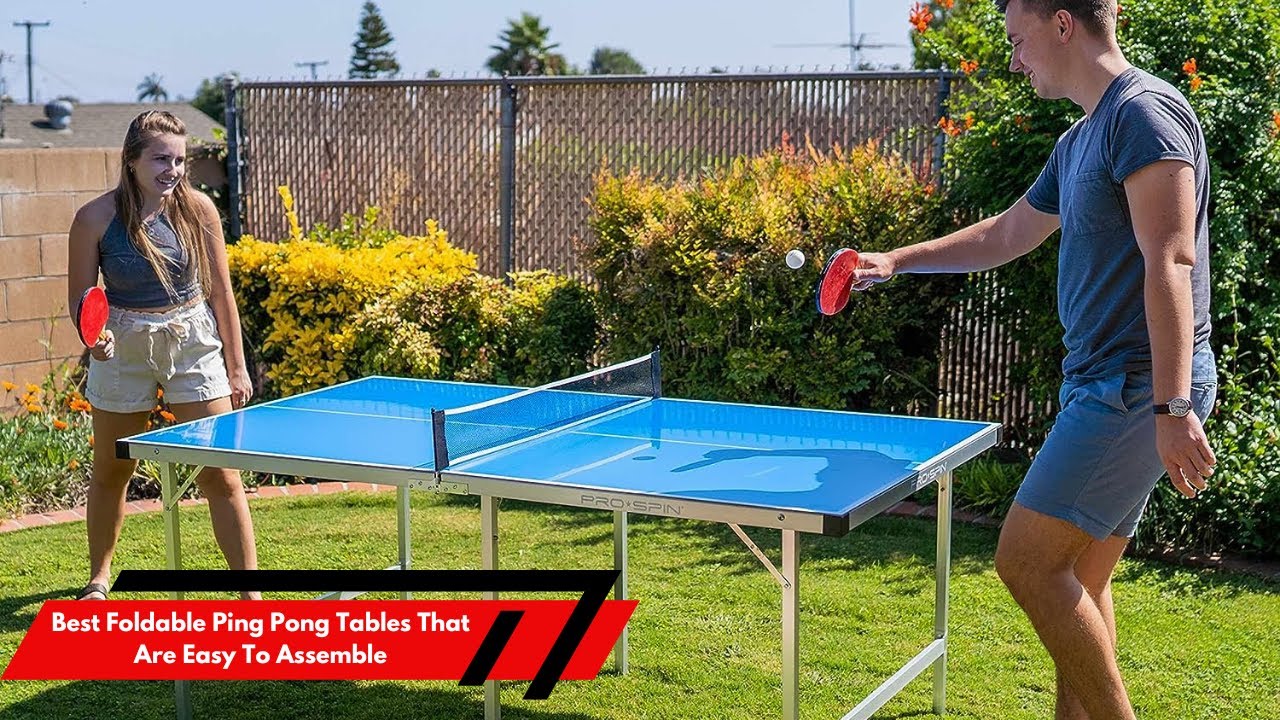 ✅  Top 5 Best Foldable Ping Pong Tables Reviews