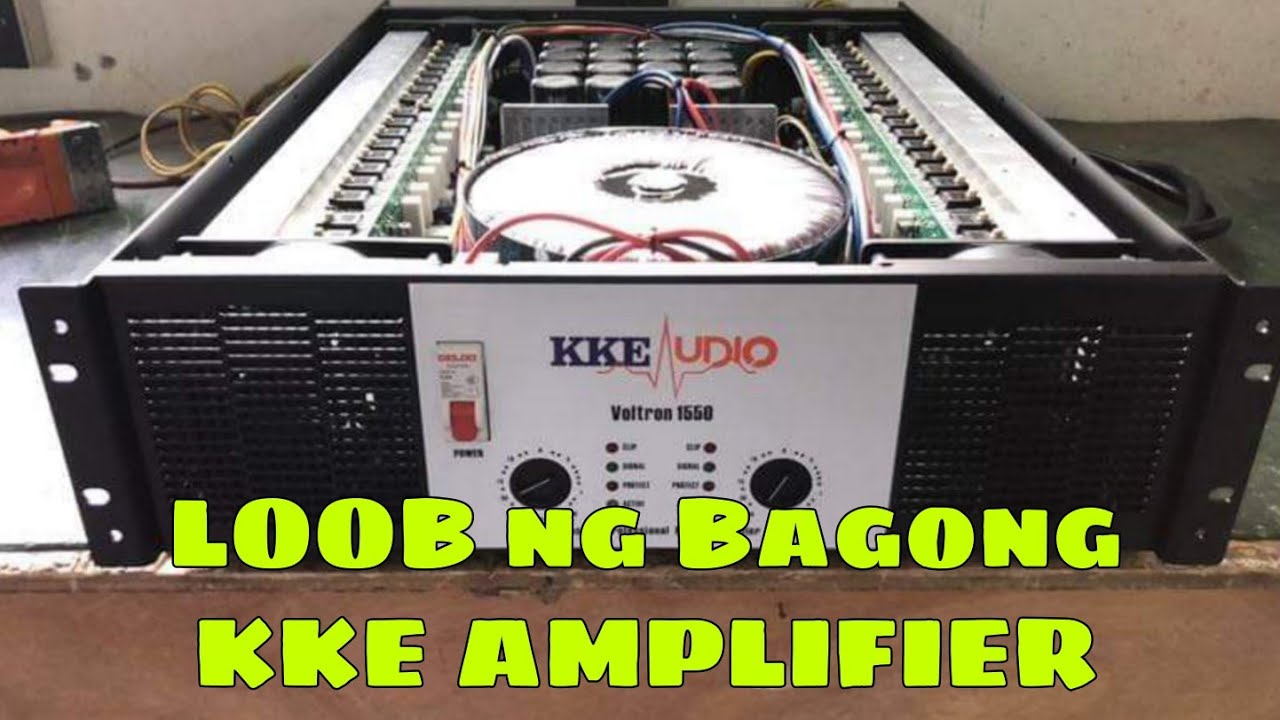 Loob ng KKE VOLTRON 1550 New Design of Power Amplifer in KKE AUDIO