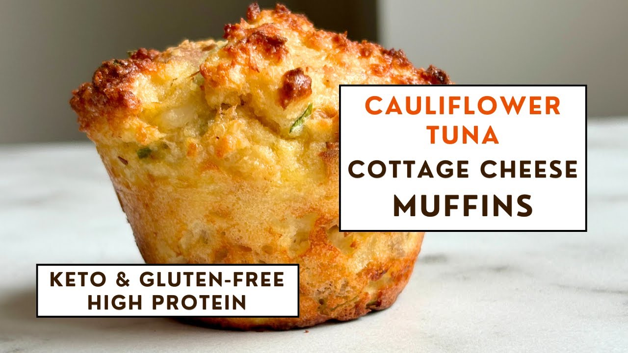 KETO PROTEIN Powerhouse Cauliflower Tuna Muffins You Won't Believe!