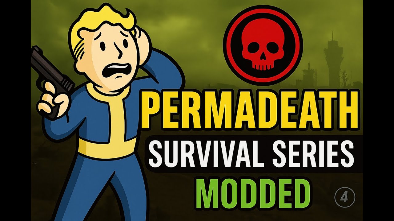 ☢️Fallout 4 PERMADEATH Hardcore Survival Modpack | 150+ Mods | RTX 5090