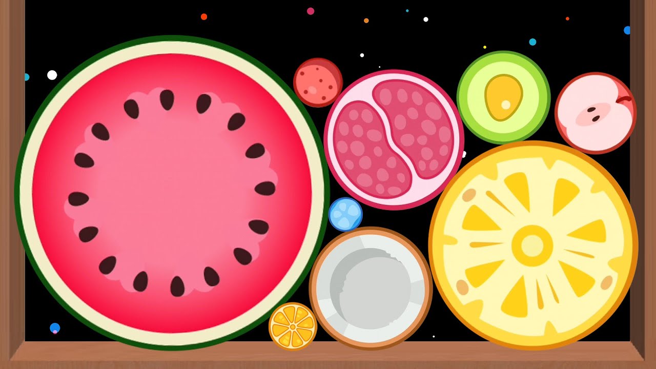 Fruit Crush - Merge Fruit Melon, Puzzle Match (World of Merge) Drop Merge Game, Crazy 2048 Fruit