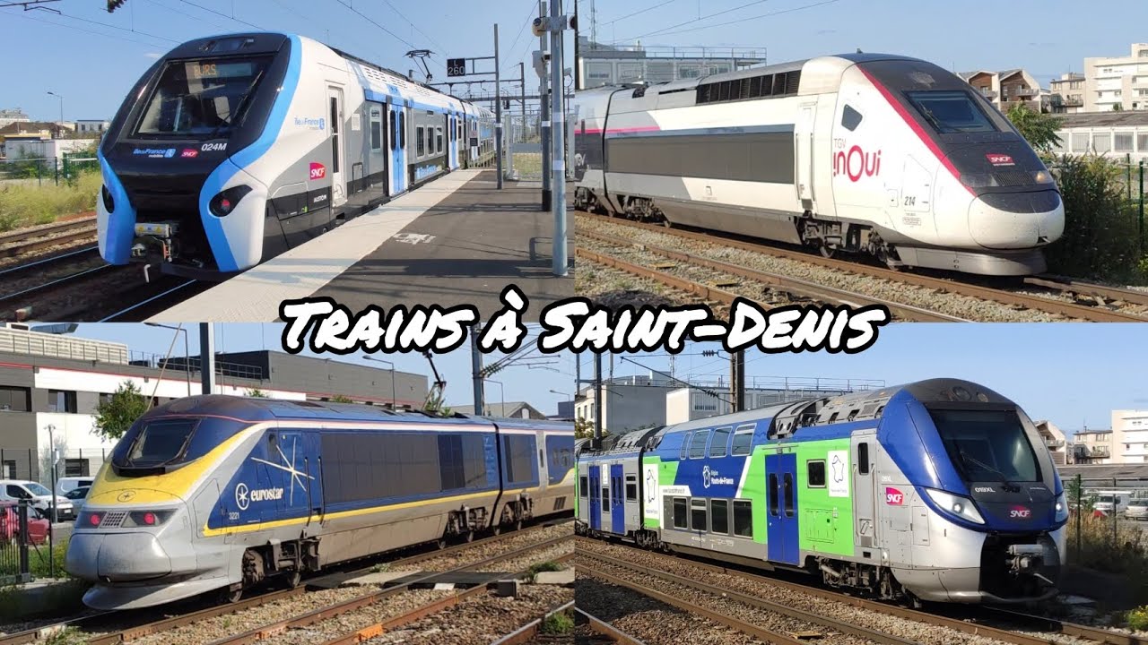 Quelques trains à Saint-Denis (2)