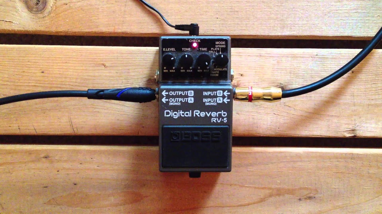 5 Minutes with the Boss RV-5 - Pedal Demo