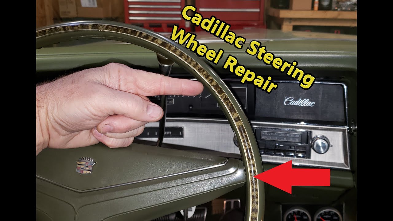 1971 Cadillac Deville RWD Steering Wheel Decorative Trim Ring Repair