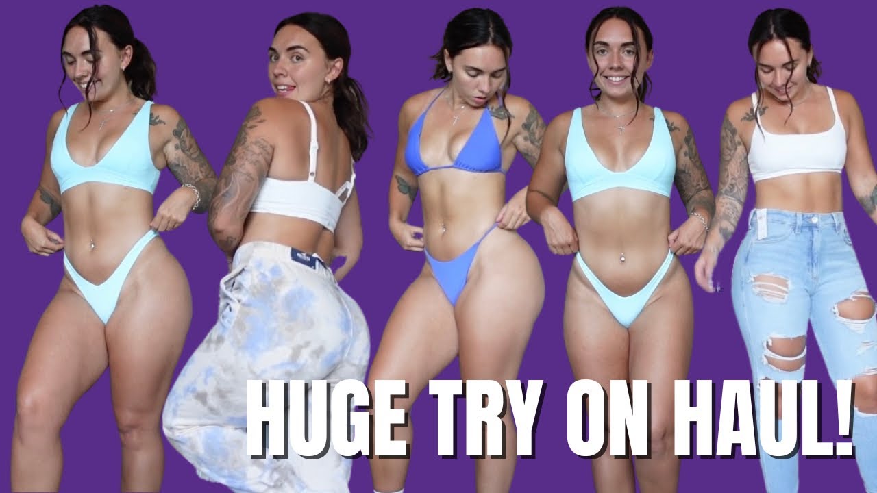 HUGE TRY ON HAUL | BIKINIS, ACTIVEWEAR, JEANS & MORE!