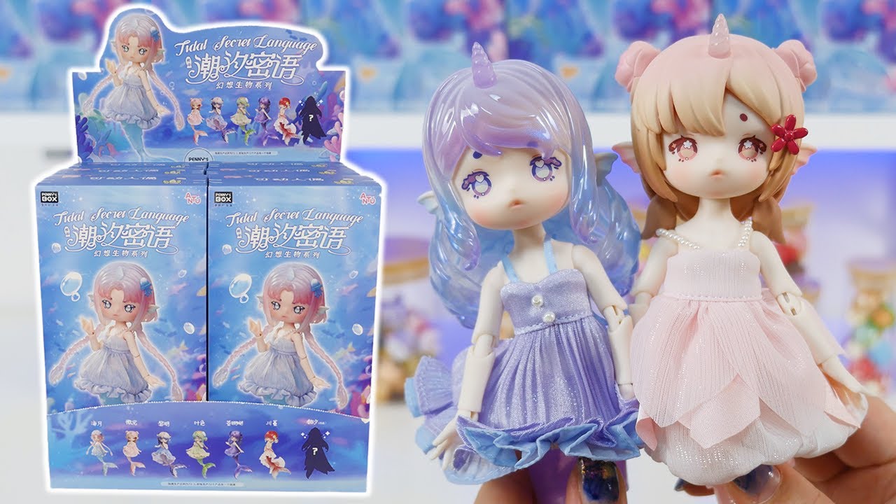 Antu Mermaid BJD Blind Box Unboxing ♡ Tidal Secret Language FULL SET