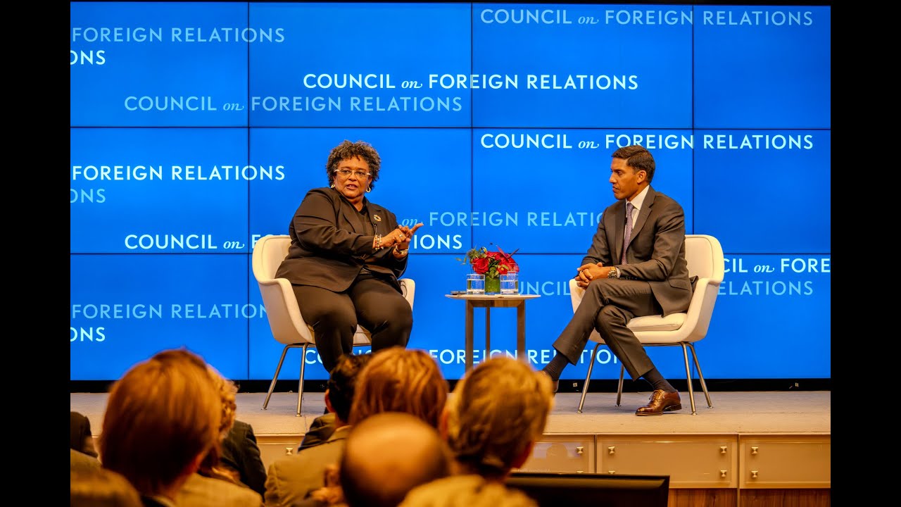 Blueprints for a Greener Tomorrow: A Conversation with Prime Minister Mia Mottley (Sept. 25, 2024)
