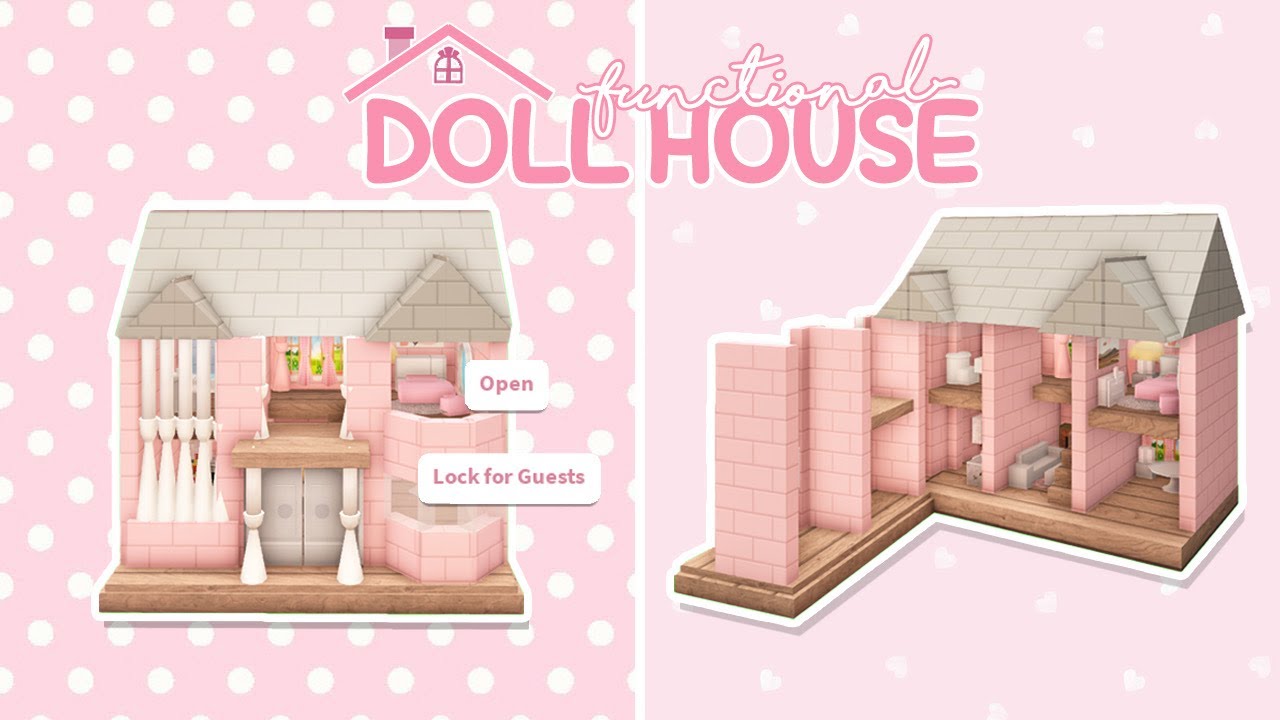 Bloxburg : Functional Dollhouse Building Hack | Tips & Designs | Tutorial | Series 20