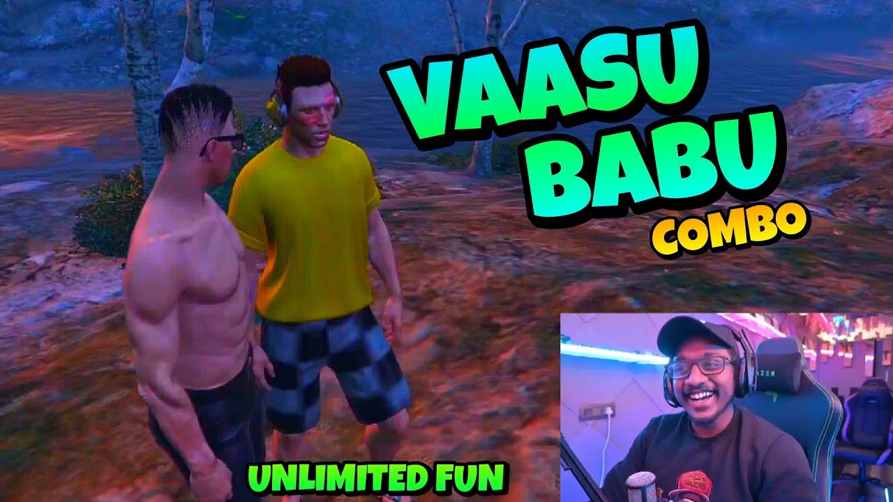 Vaasu and Baabu Combo 😂 Unlimited Fun 😂 | Gta5 RP | TKRP v2 | Panda Gaming