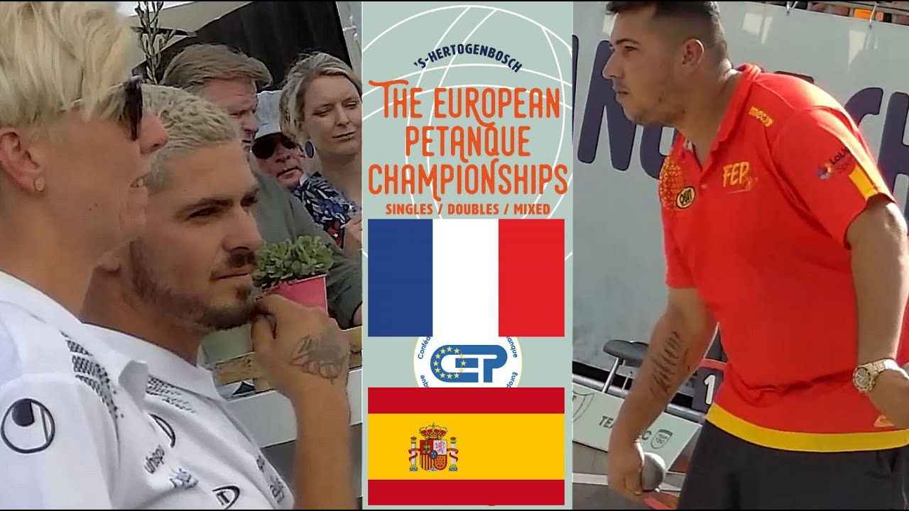 Finale 👍 FRANCE vs ESPAGNE : Championnat d'Europe de pétanque mixte 2022